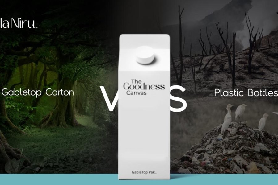 Gable top cartons vs Plastic bottle